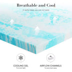 3 Inch Twin Size Experience Ultimate Comfort with Our Blue Memory Foam Soft Mattress C Premium Sleep Solution