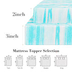 3 Inch Twin Size Experience Ultimate Comfort with Our Blue Memory Foam Soft Mattress C Premium Sleep Solution
