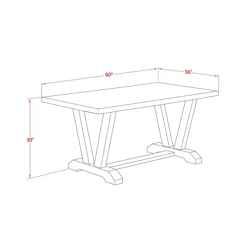 36X60 in Dining Table
