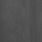 Dresser Dark Gray 44.5x15.7x31.5 Solid Wood Pine