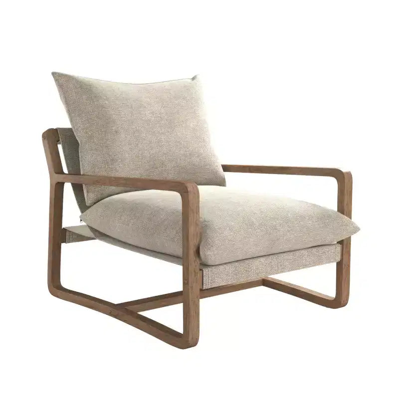 Mika Upholstered Sling Accent Chair