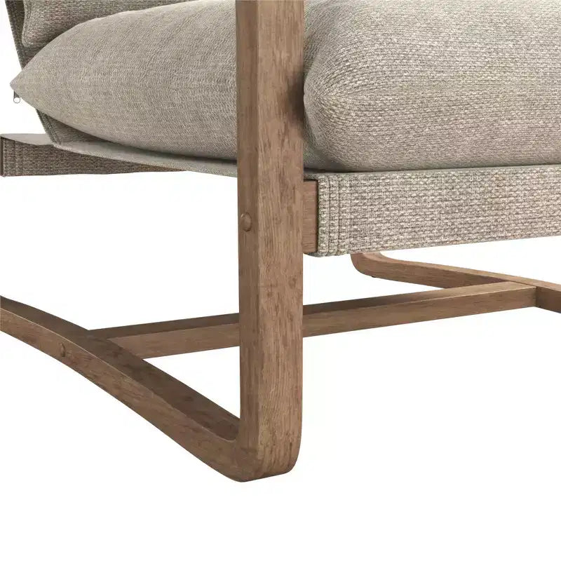 Mika Upholstered Sling Accent Chair