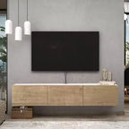 Mobile TV Sospeso a Parete per TV Fino a 75 Pollici, Bianco