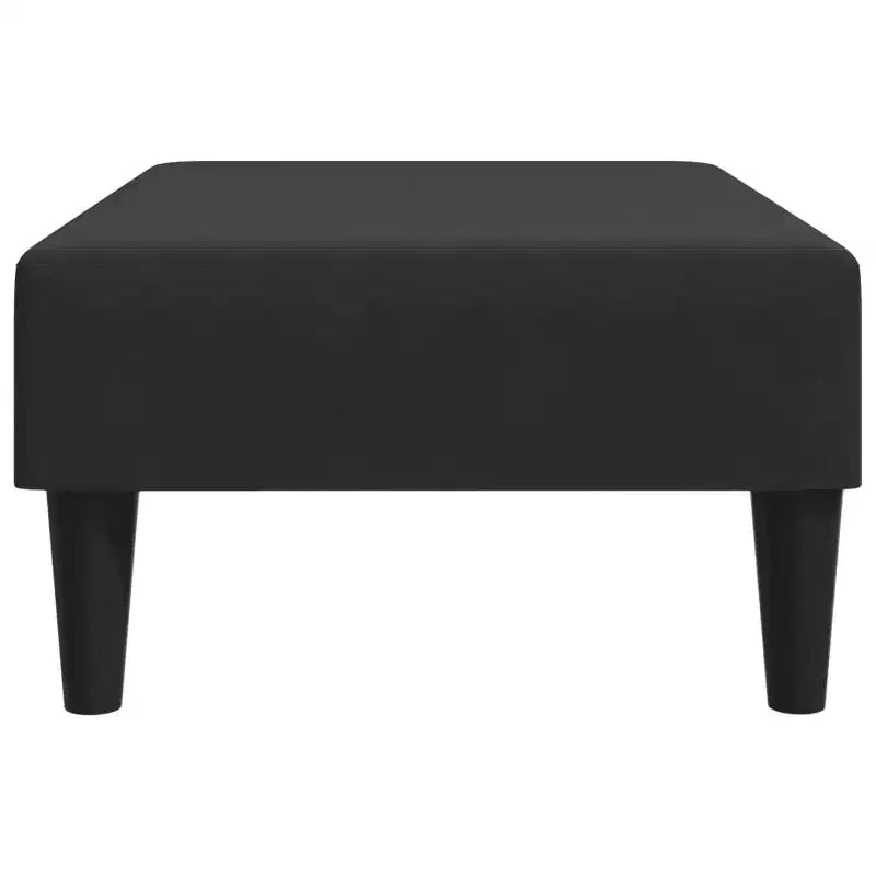 Modern Ottoman Footstool, Velvet Upholstered Pouf Stool for Footrest, Compact Accent Seating for Living Room