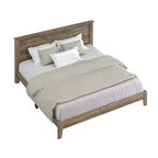 King Tiena Lencia Bed with Headboard Knotty Oak