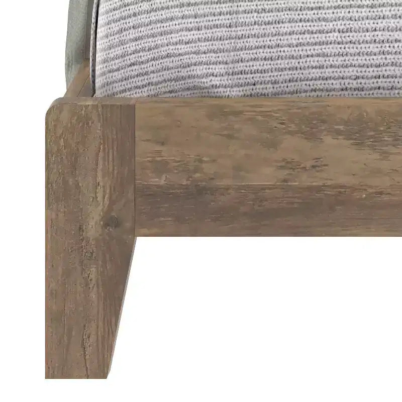 King Tiena Lencia Bed with Headboard Knotty Oak