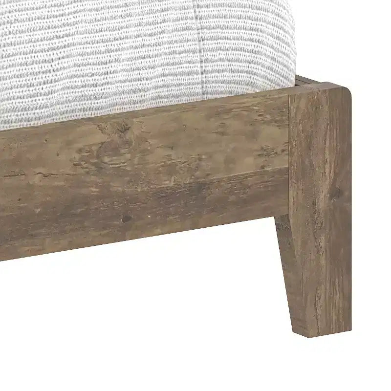 King Tiena Lencia Bed with Headboard Knotty Oak