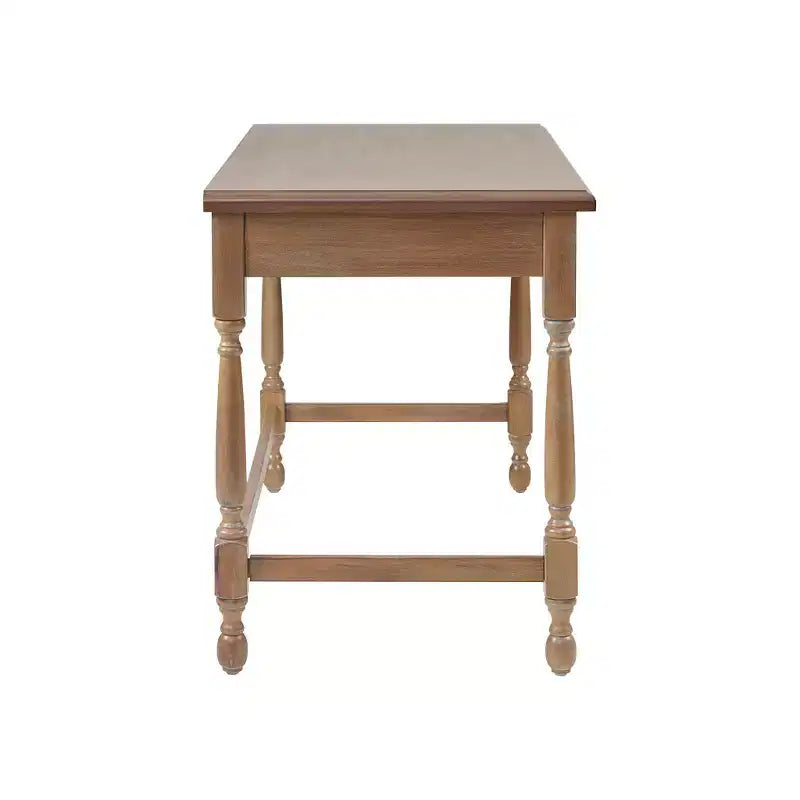 Crista Traditional Wooden Desk with 1 Drawer