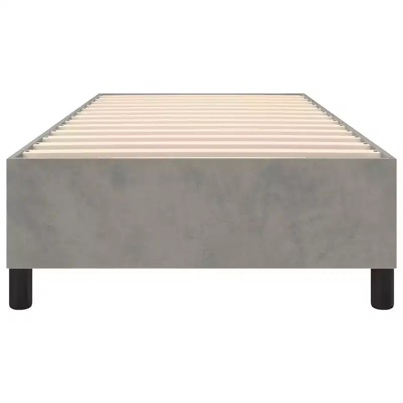 Struttura letto grigio chiaro