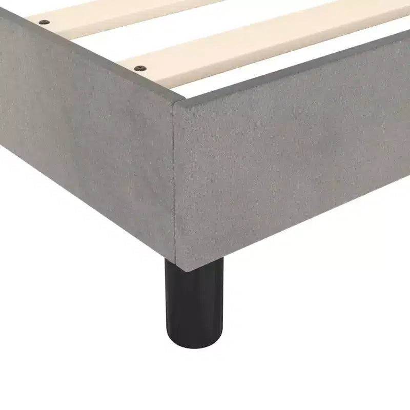 Struttura letto grigio chiaro