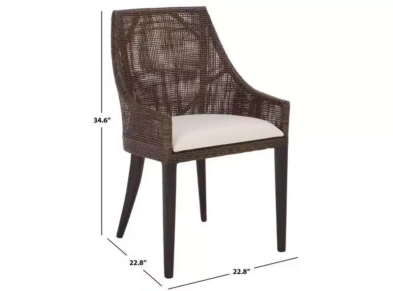 Poltrona - ACH4905 - Marrone Scuro/Avorio - Safavieh