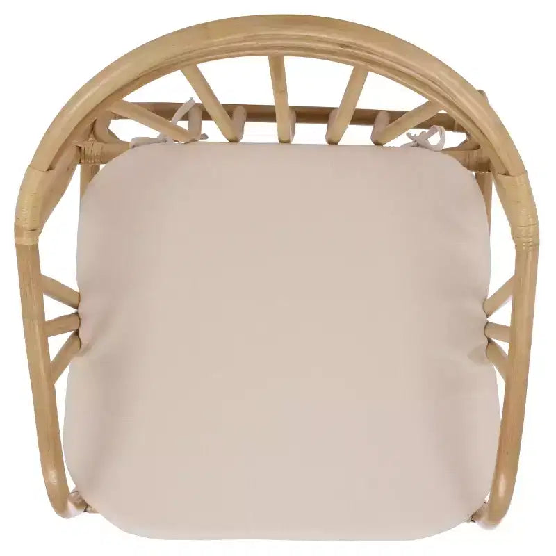 Sedia da pranzo in rattan - SEA8041 - Naturale/Crema - Safavieh
