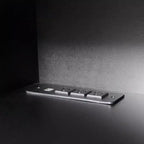 Mobile TV Sospeso da 65 Pollici, Mensola TV da Parete con Luci LED e Presa di Corrente, Mobile TV Lucido per Supporti TV Neri per Soggiorno
