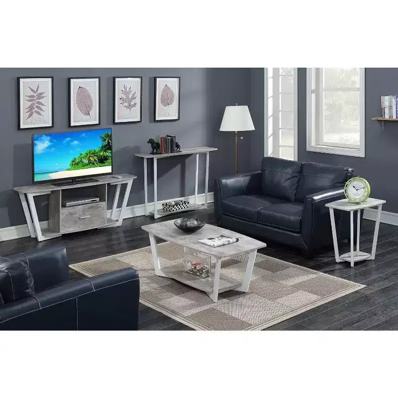 Rectangle Metal Table Top End Table 1 -piece