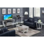 Rectangle Metal Table Top End Table 1 -piece