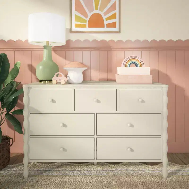 Jenny Lind 3 over 4 Drawer Dresser