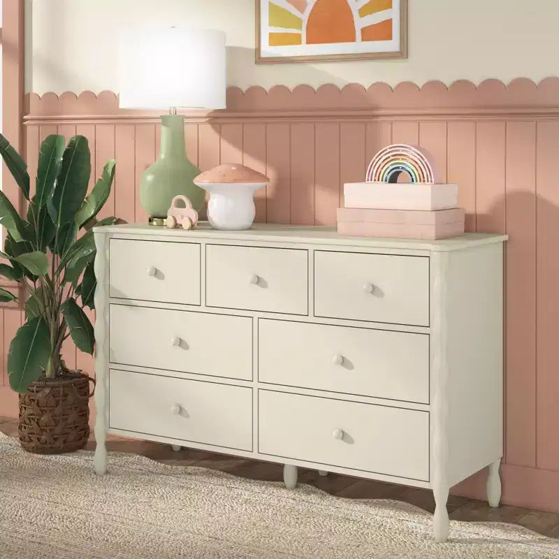 Jenny Lind 3 over 4 Drawer Dresser