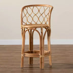 Rattan Counter Height Barstool Natural - bali &; pari