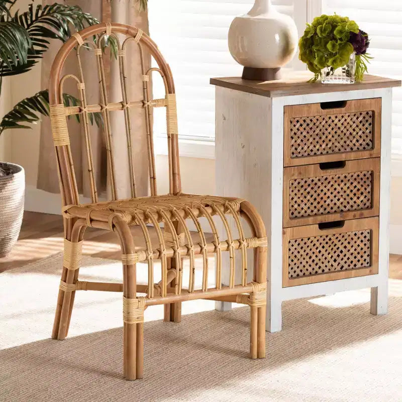 Rattan Chair Natural - bali &; pari