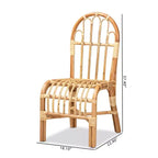 Rattan Chair Natural - bali &; pari