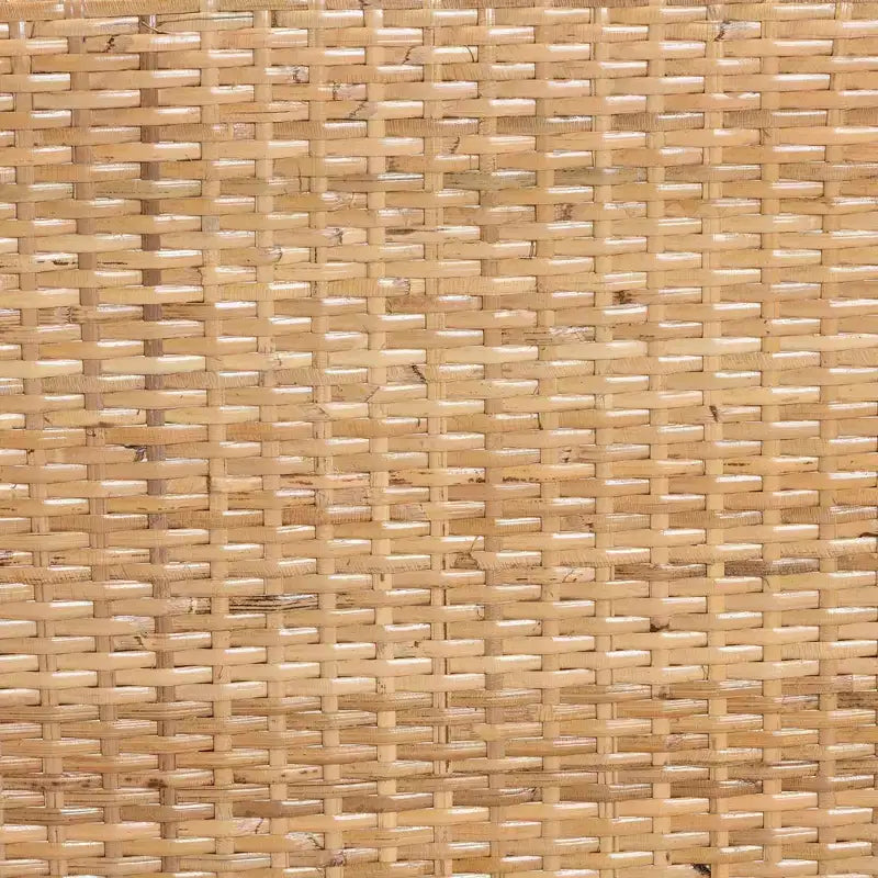 bali &; pari Papua Dining Chair: Acacia Frame, Woven Rattan, Bohemian Design, Assembly Required