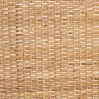 bali &; pari Papua Dining Chair: Acacia Frame, Woven Rattan, Bohemian Design, Assembly Required