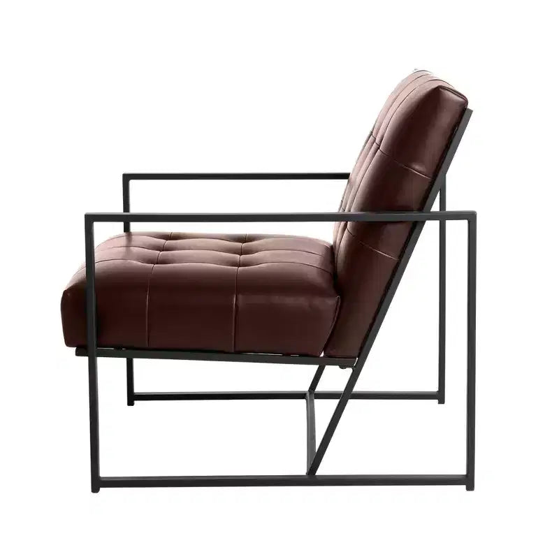PU Leather Accent Chair
