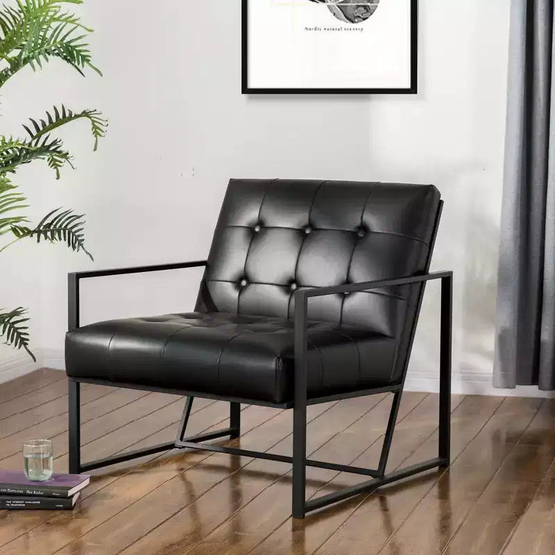 PU Leather Accent Chair