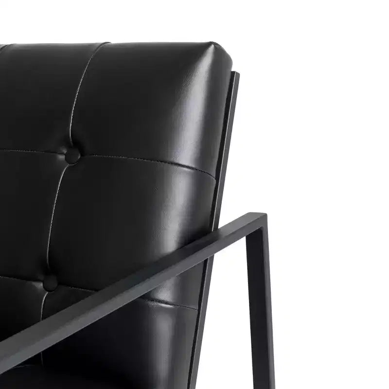 PU Leather Accent Chair