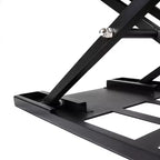 36 Standing Desk Converter with Pneumatic Height Adjustment Black