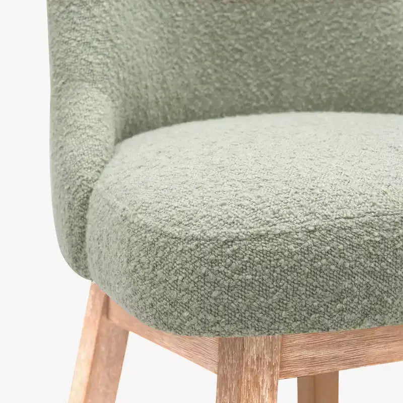 26 Upholstered Swivel Counter Height Bar Stool, Desert Sage