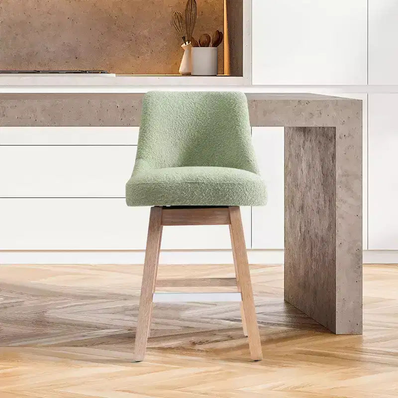 26 Upholstered Swivel Counter Height Bar Stool, Desert Sage