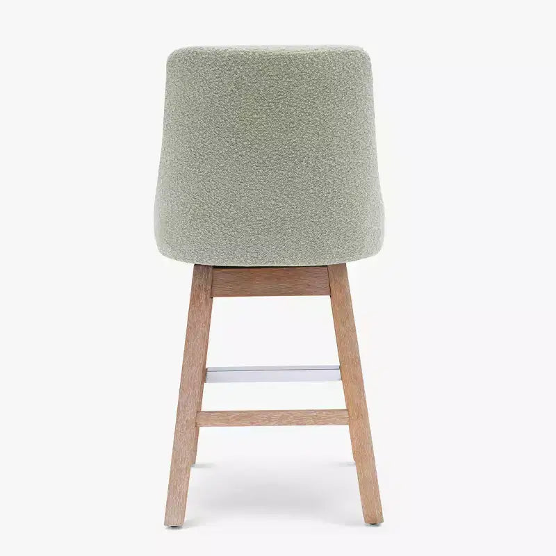26 Upholstered Swivel Counter Height Bar Stool, Desert Sage