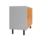 Liam Mid - Century Modern 2 Shelf Accent Cabinet
