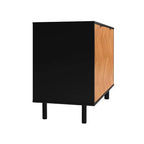 Liam Mid - Century Modern 2 Shelf Accent Cabinet